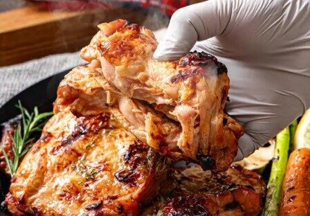 오뗄 직화 닭다리살 스테이크 [200g]-[4월9일/목요일수령]